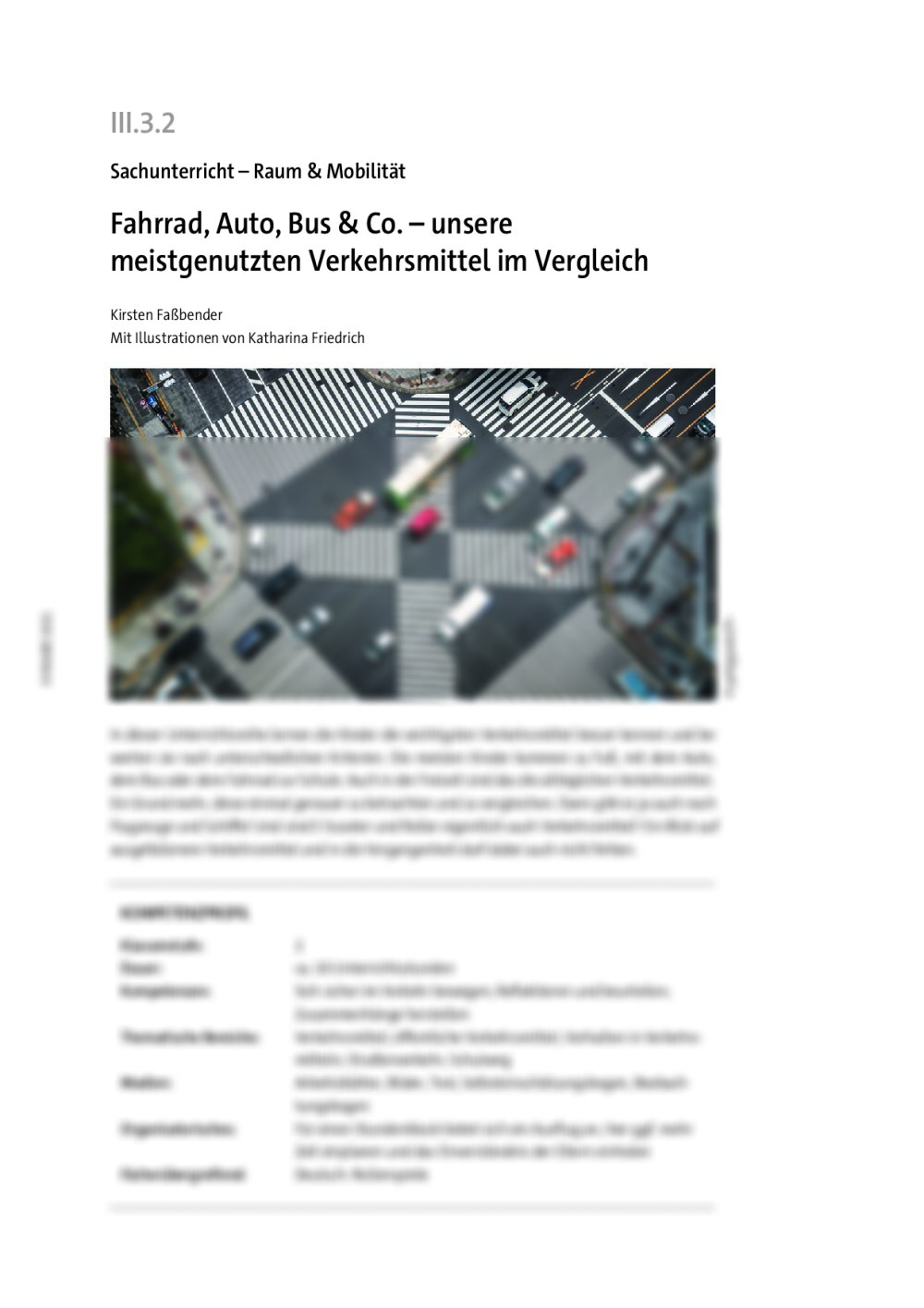 Fahrrad, Auto, Bus &amp; Co. - Seite 1