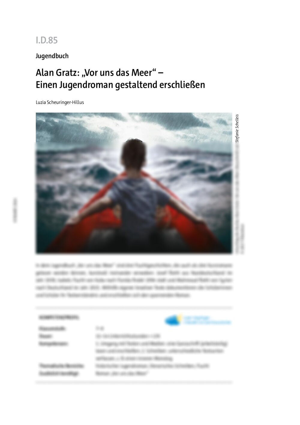 Alan Gratz: „Vor uns das Meer“ - Seite 1