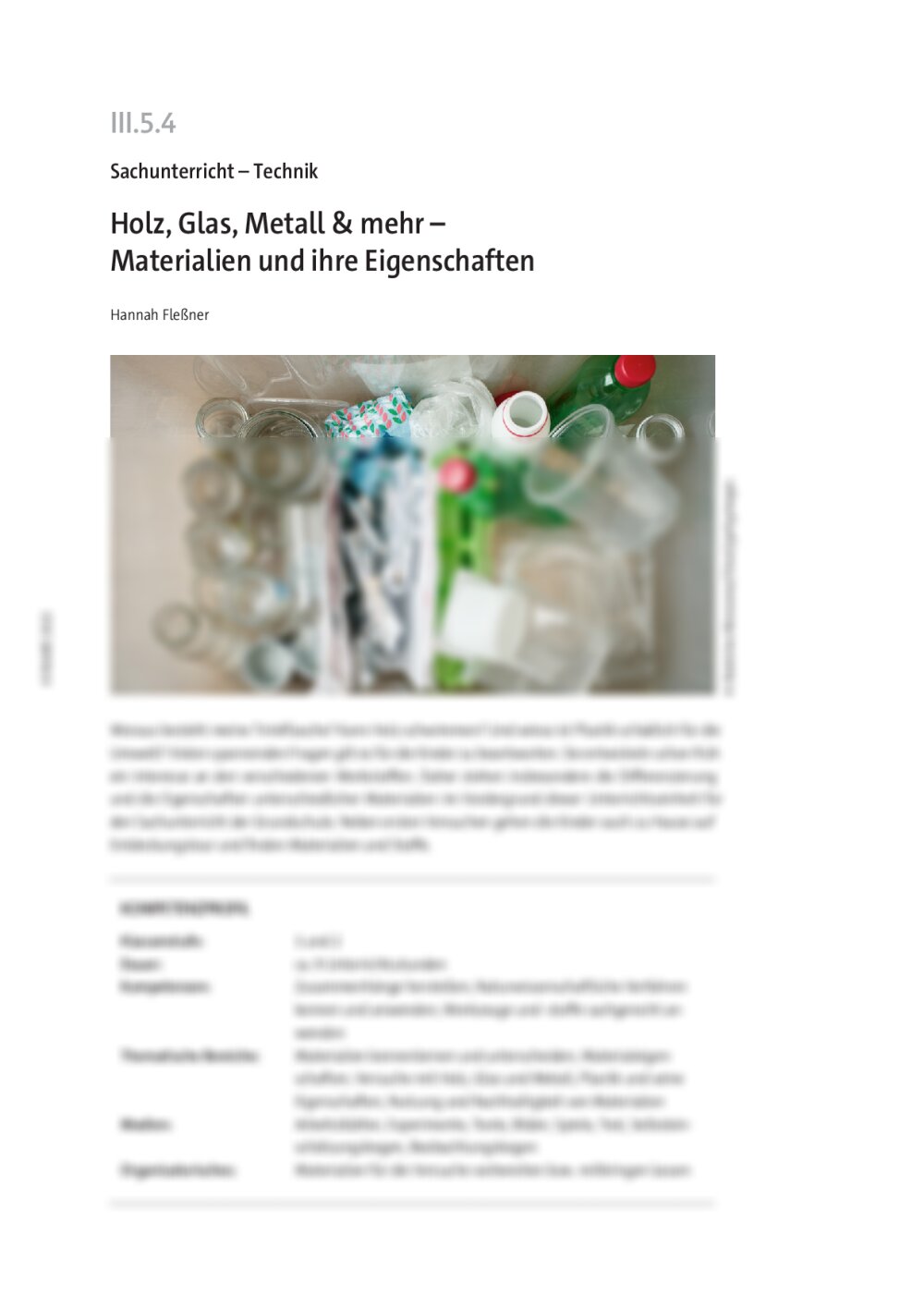 Holz, Glas, Metall und mehr - Seite 1