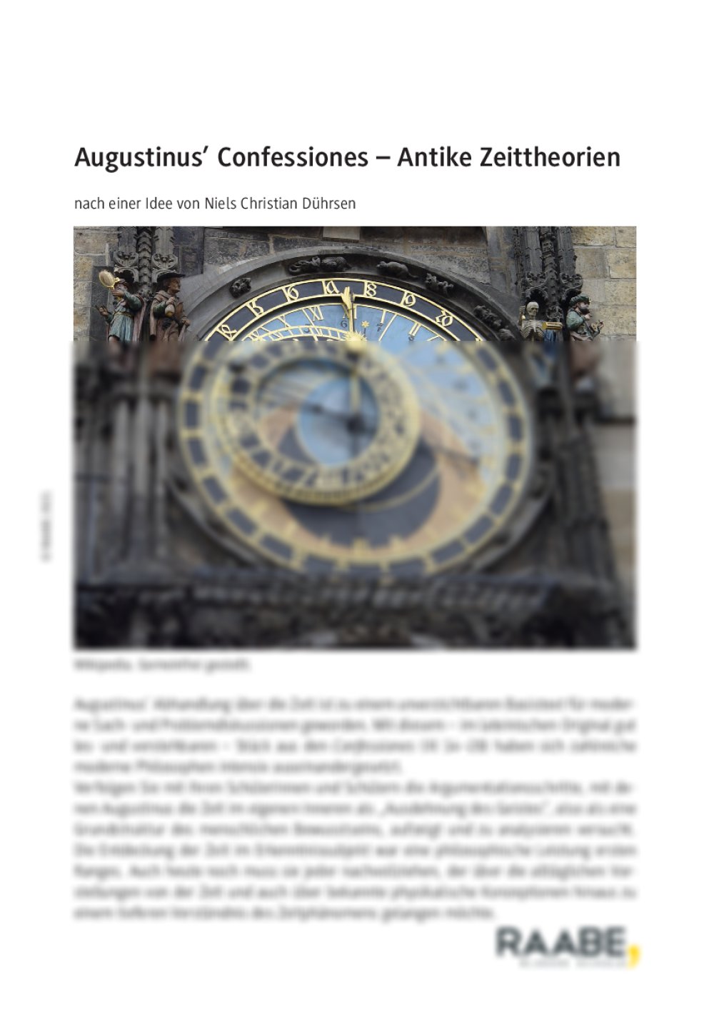 Augustinus’ Confessiones - Seite 1