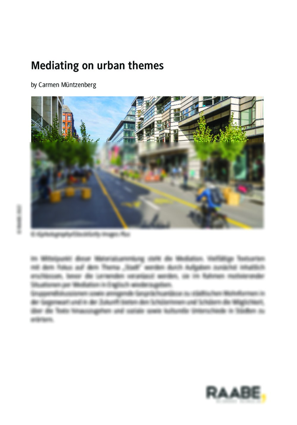 Mediating on urban themes - Seite 1