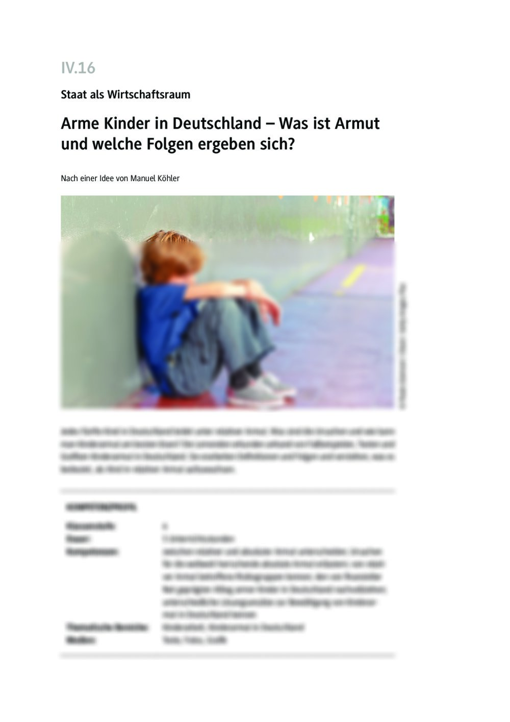 Arme Kinder in Deutschland - Seite 1
