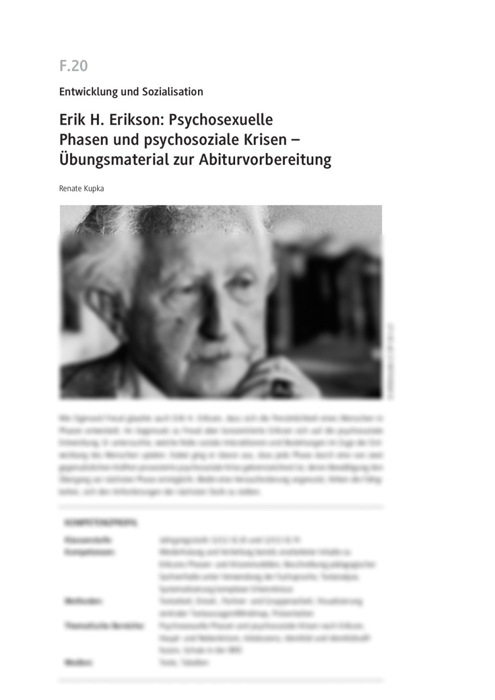 Psychosexuelle Phasen und psychosoziale Krisen - Seite 1