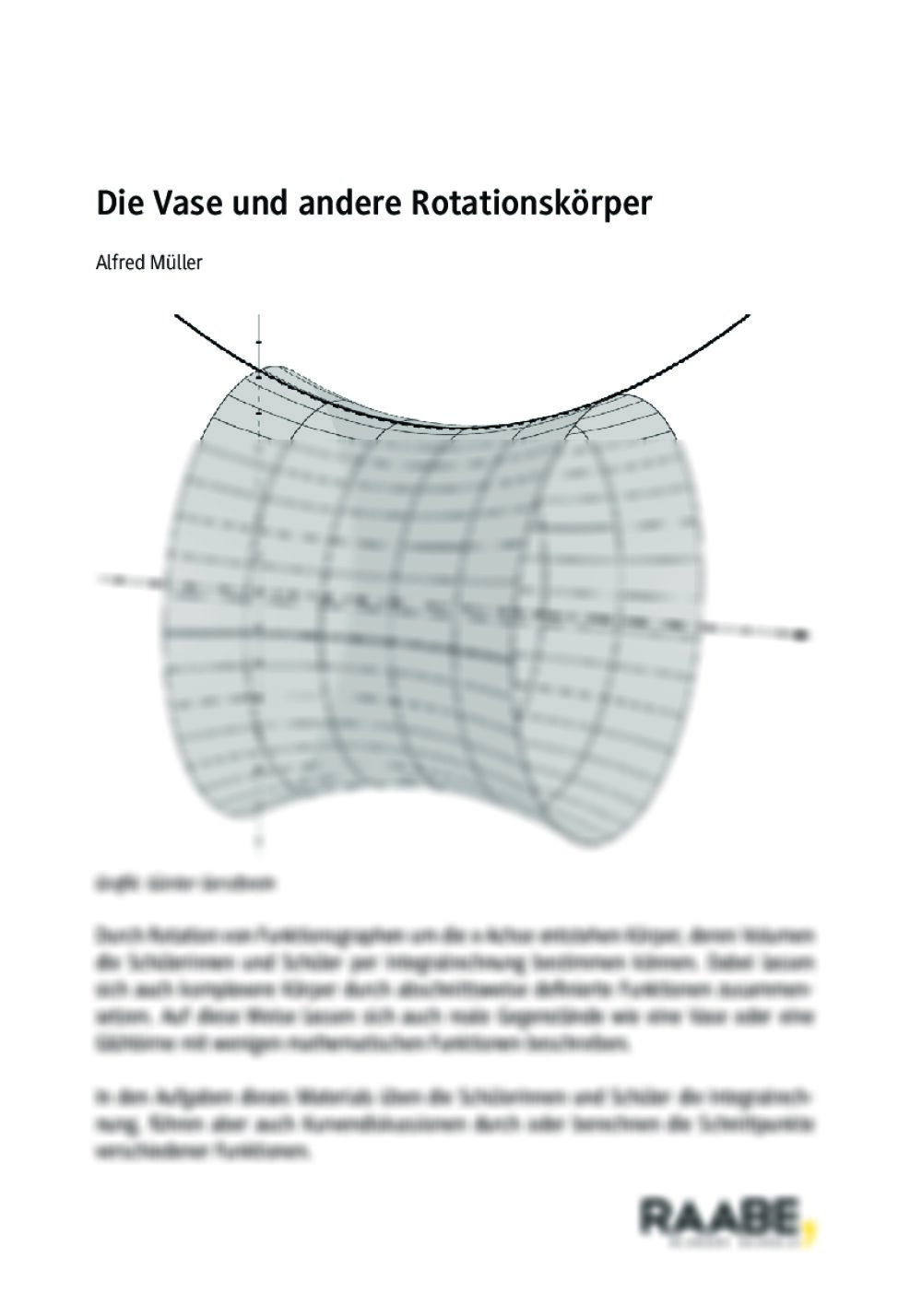 Die Vase und andere Rotationskörper - Seite 1