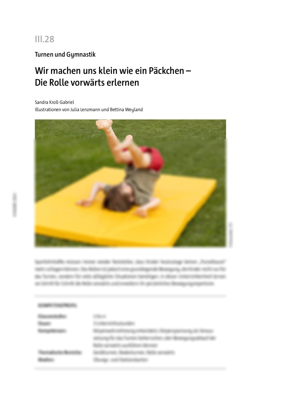 Wir machen uns klein wie ein Päckchen  - Seite 1