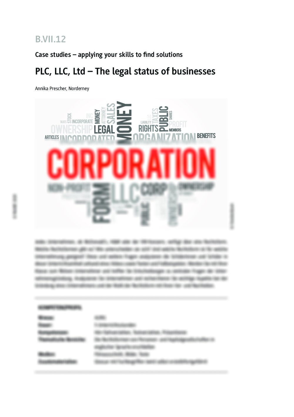 PLC, LLC, Ltd - Seite 1