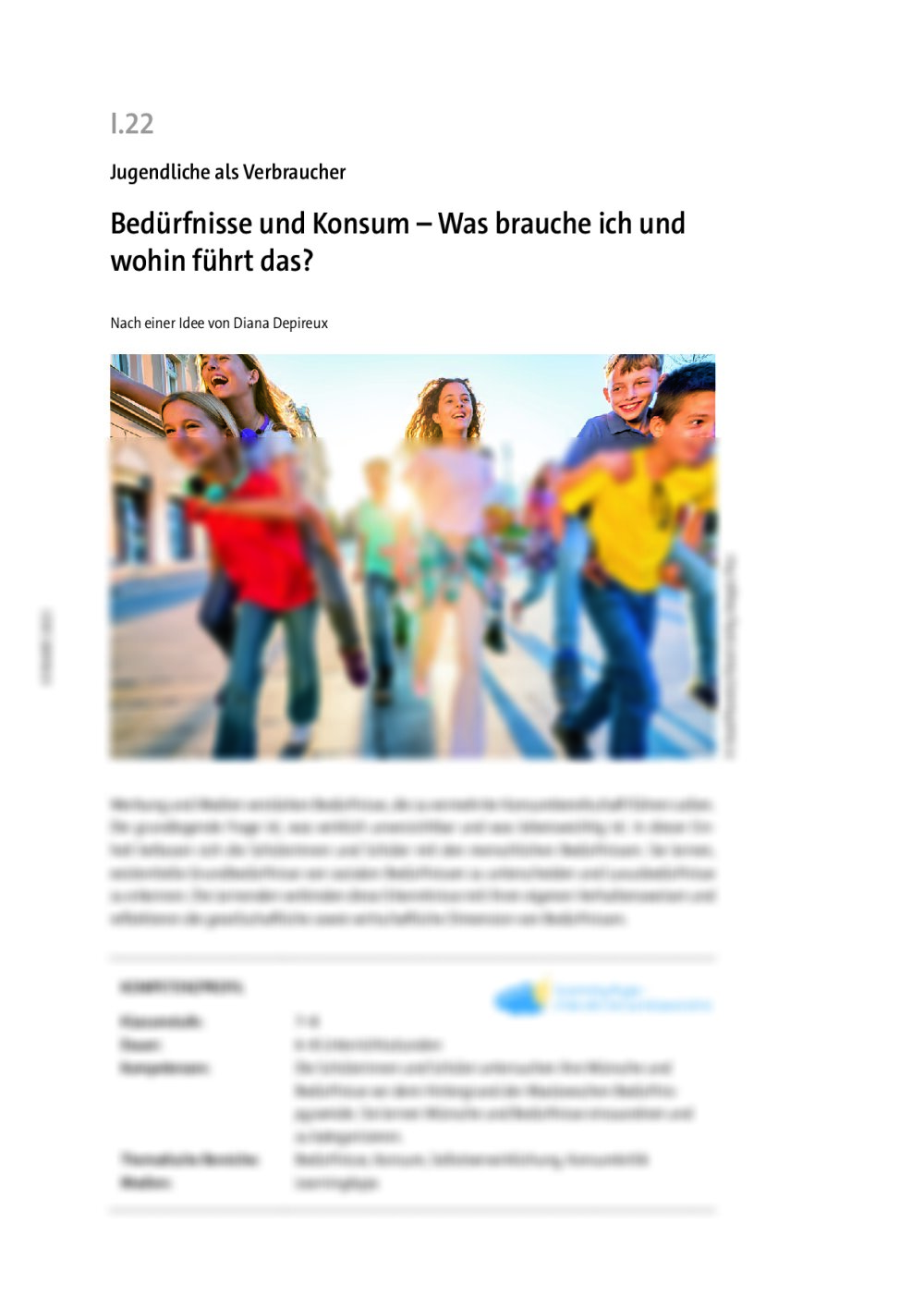 Bedürfnisse und Konsum - Seite 1