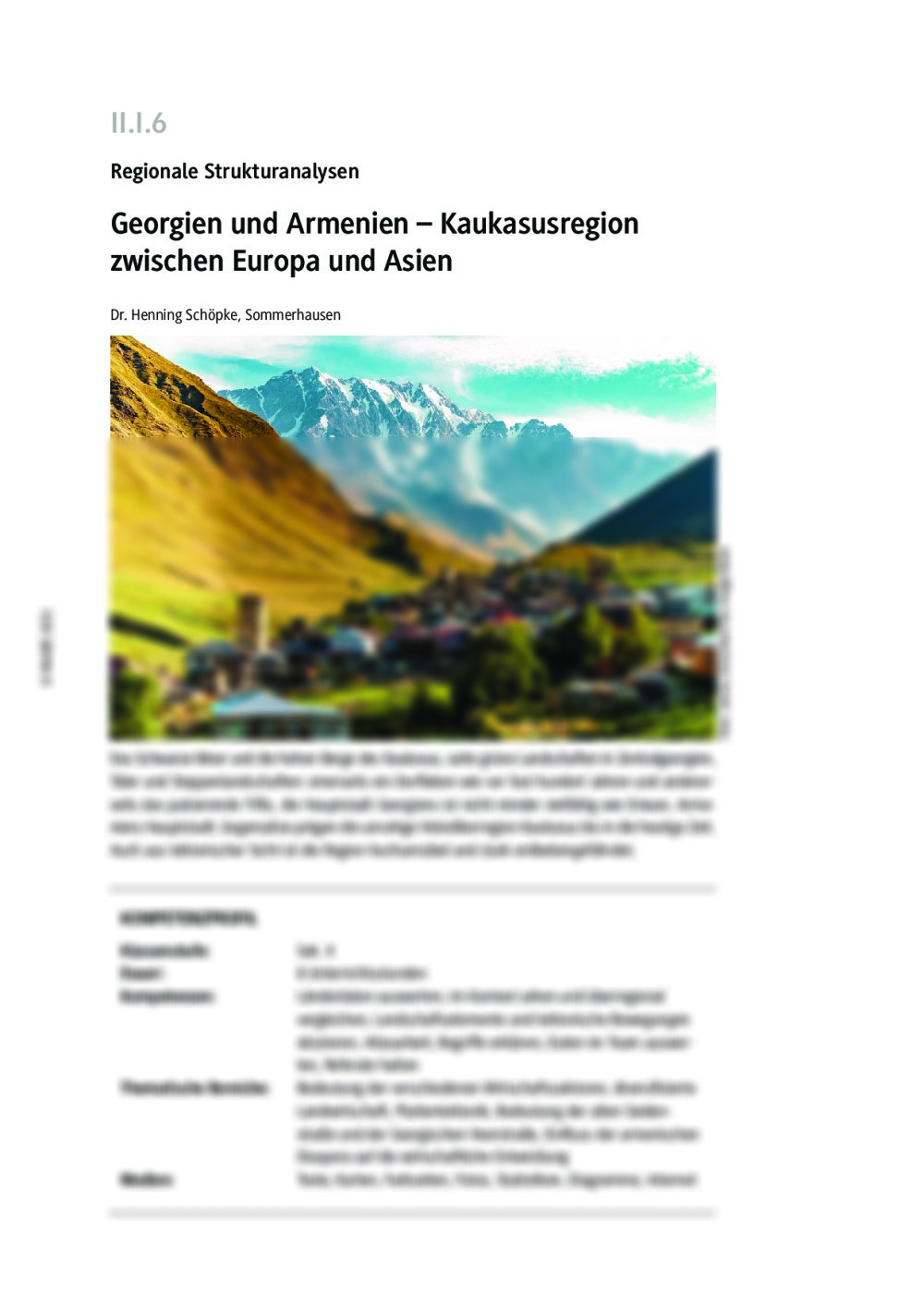 Georgien und Armenien - Seite 1