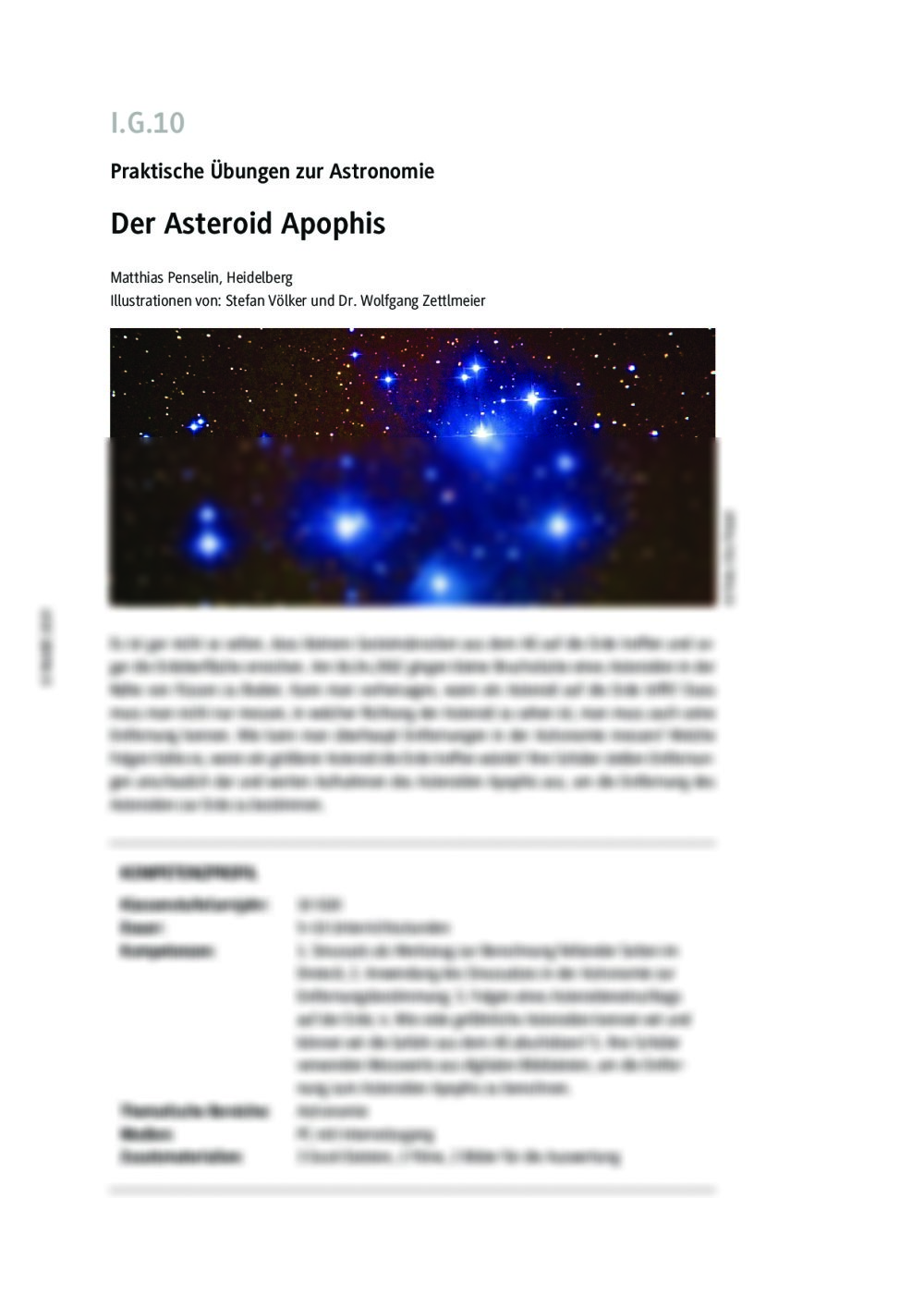 Der Asteroid Apophis - Seite 1