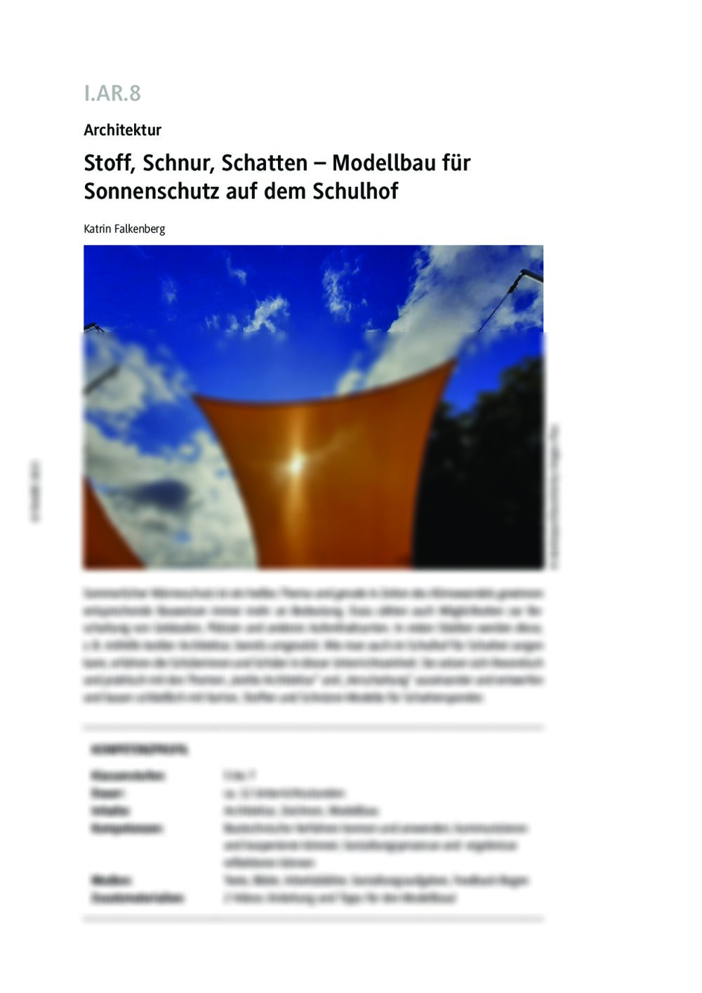 Stoff, Schnur, Schatten - Seite 1