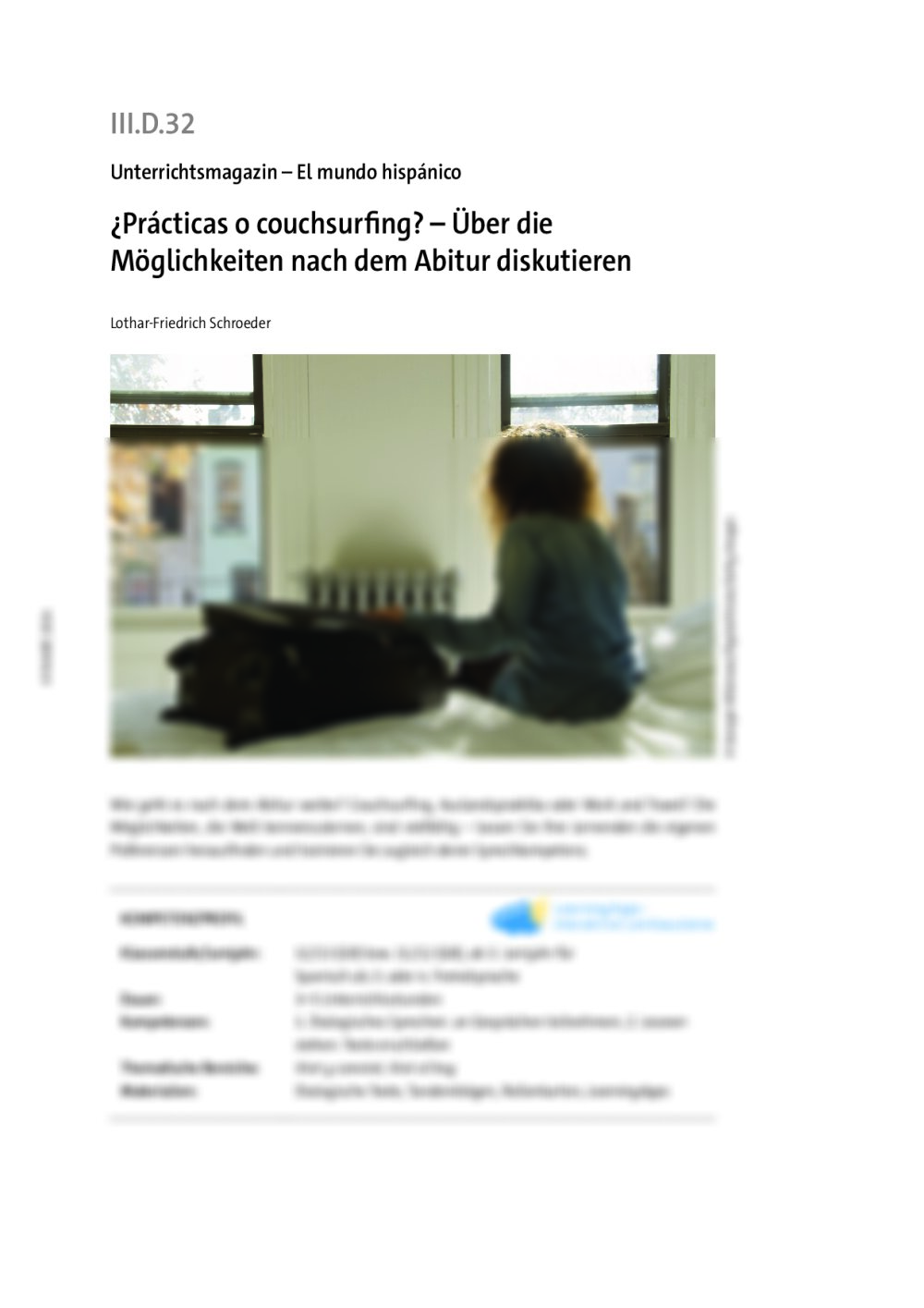 ¿Prácticas o couchsurfing?  - Seite 1