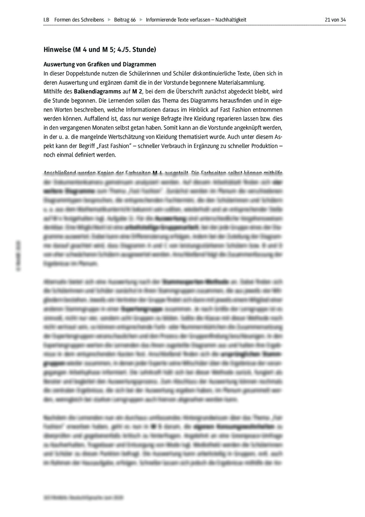 Informierender Text 7. Klasse Gymnasium übungen Informierende Texte materialgestützt verfassen | RAAbits Online