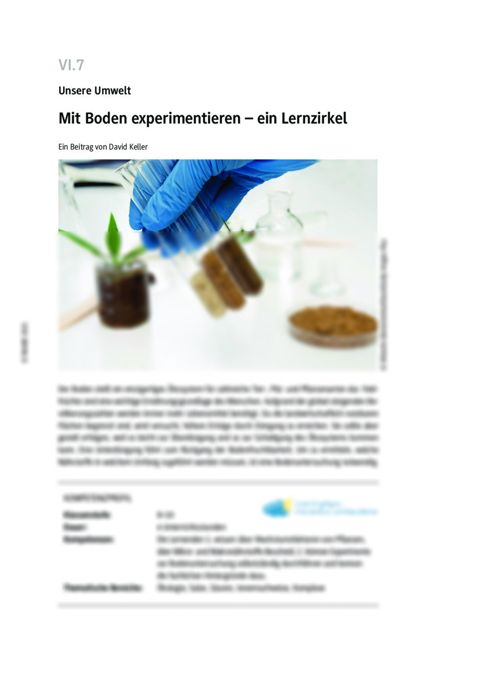 Mit Boden experimentieren - Seite 1