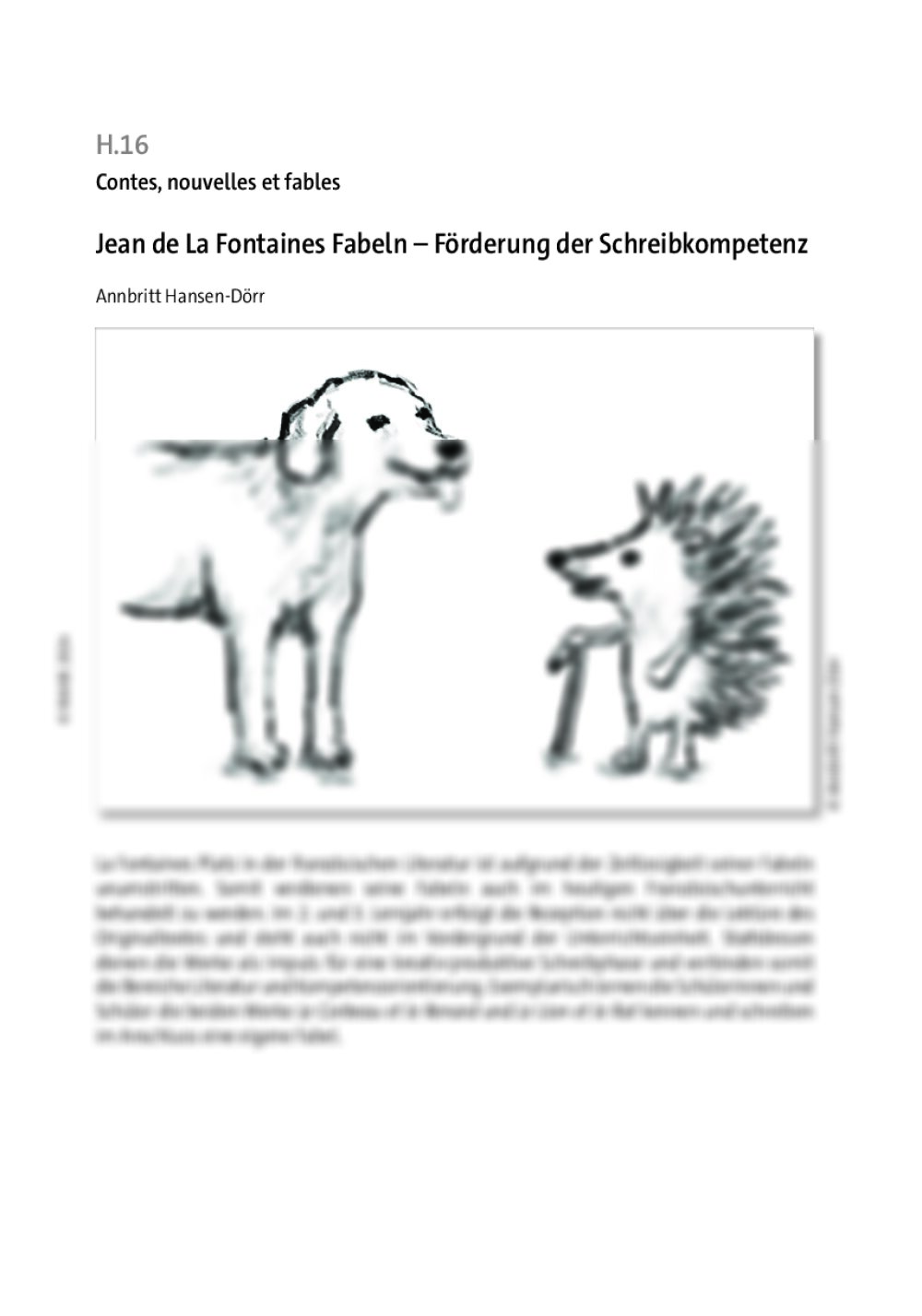 Jean de La Fontaines Fabeln - Seite 1