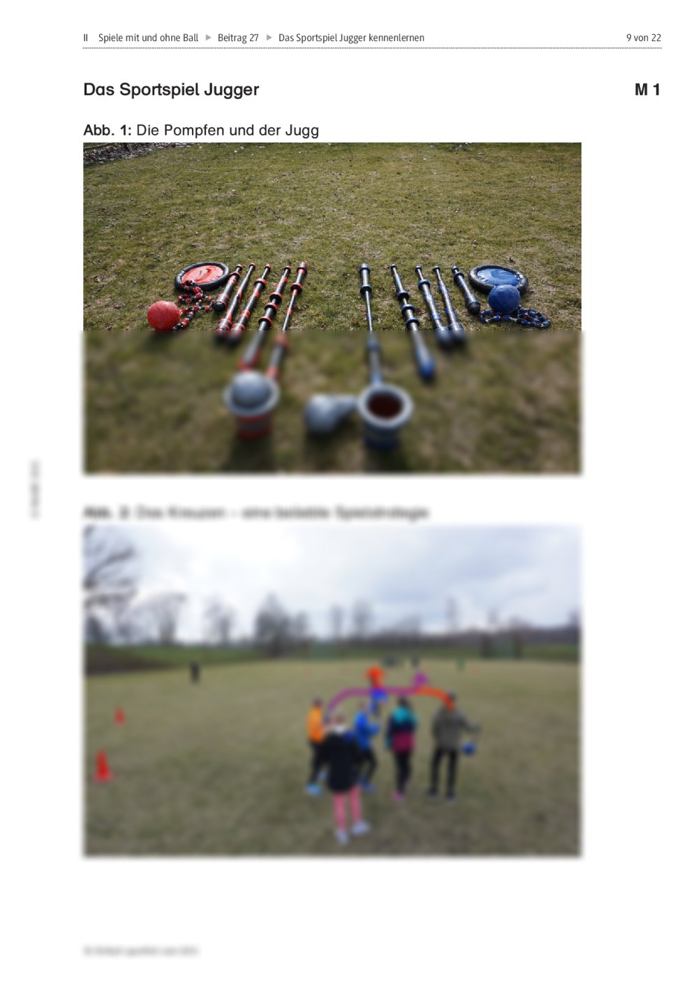 Sportspiele kennenlernen
