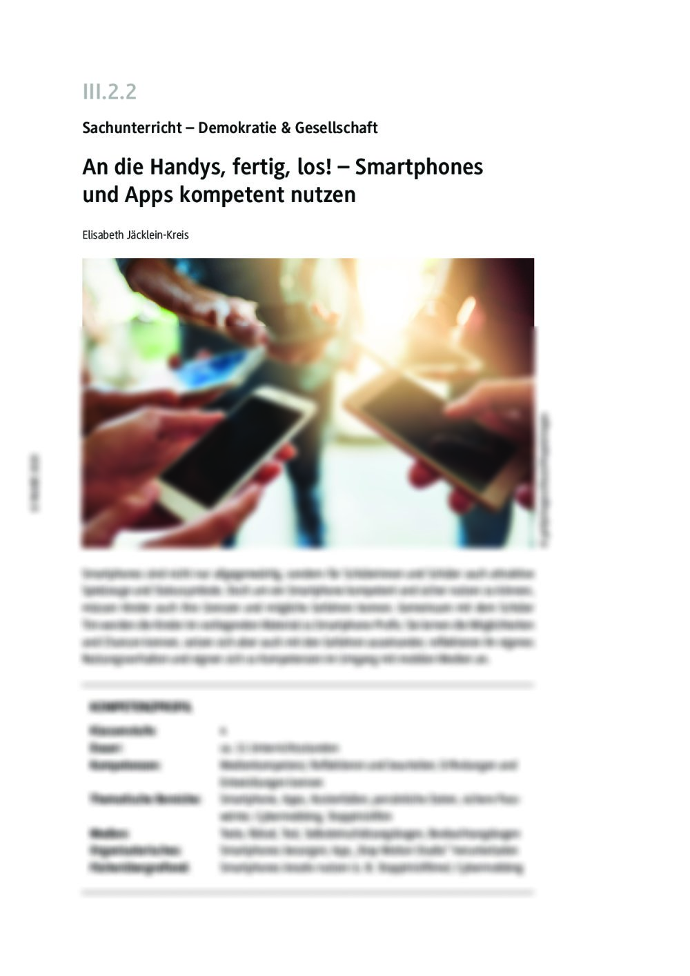 Smartphones und Apps kompetent nutzen - Seite 1