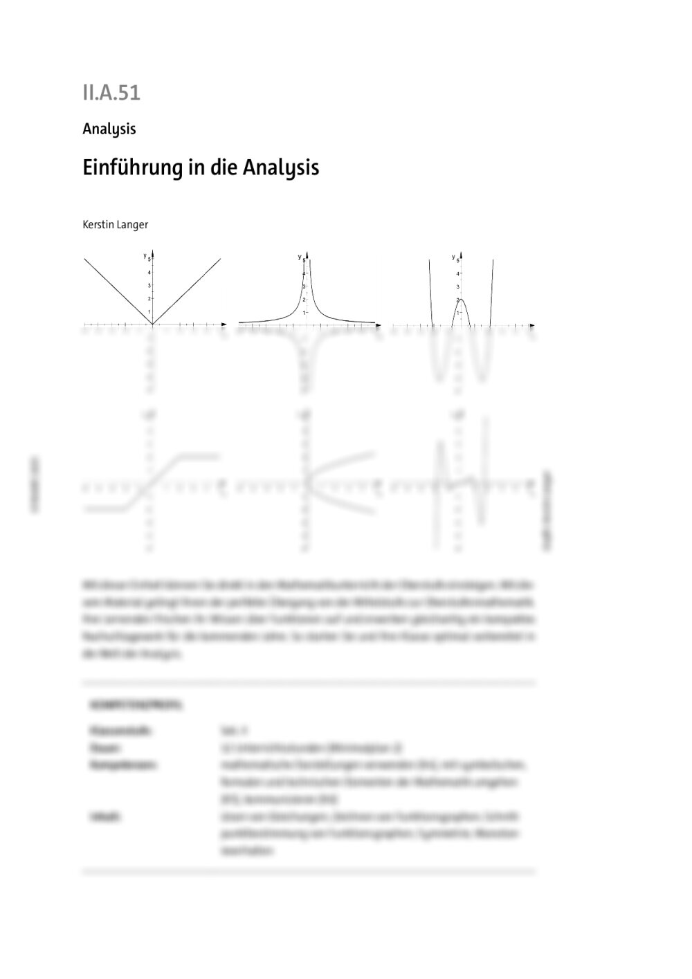 Einführung in die Analysis - Seite 1