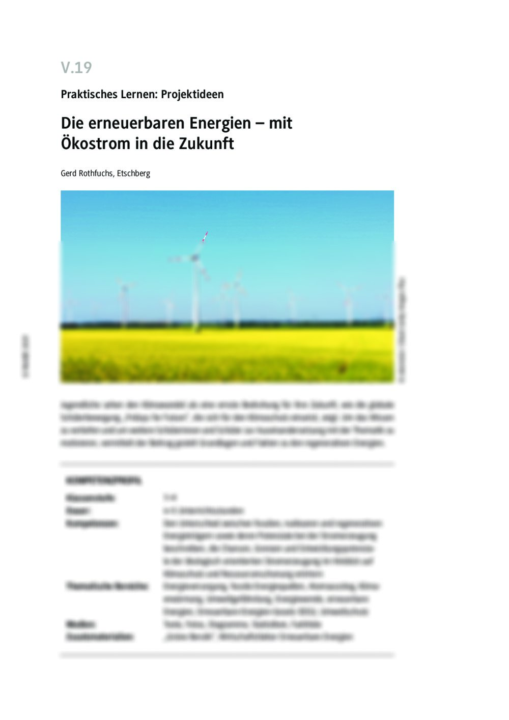 Die erneuerbaren Energien - Seite 1