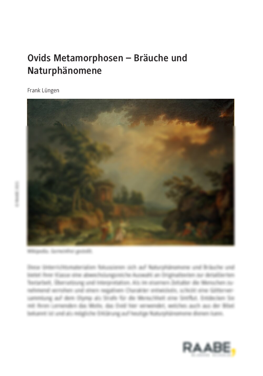 Ovids Metamorphosen - Seite 1
