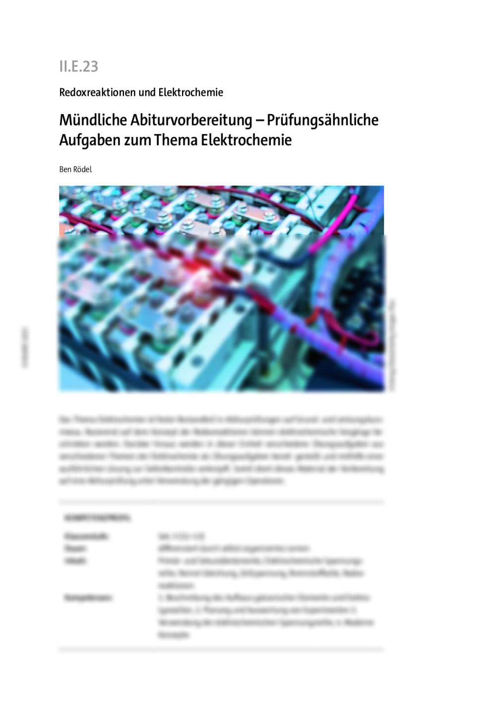 Mündliche Abiturvorbereitung - Seite 1