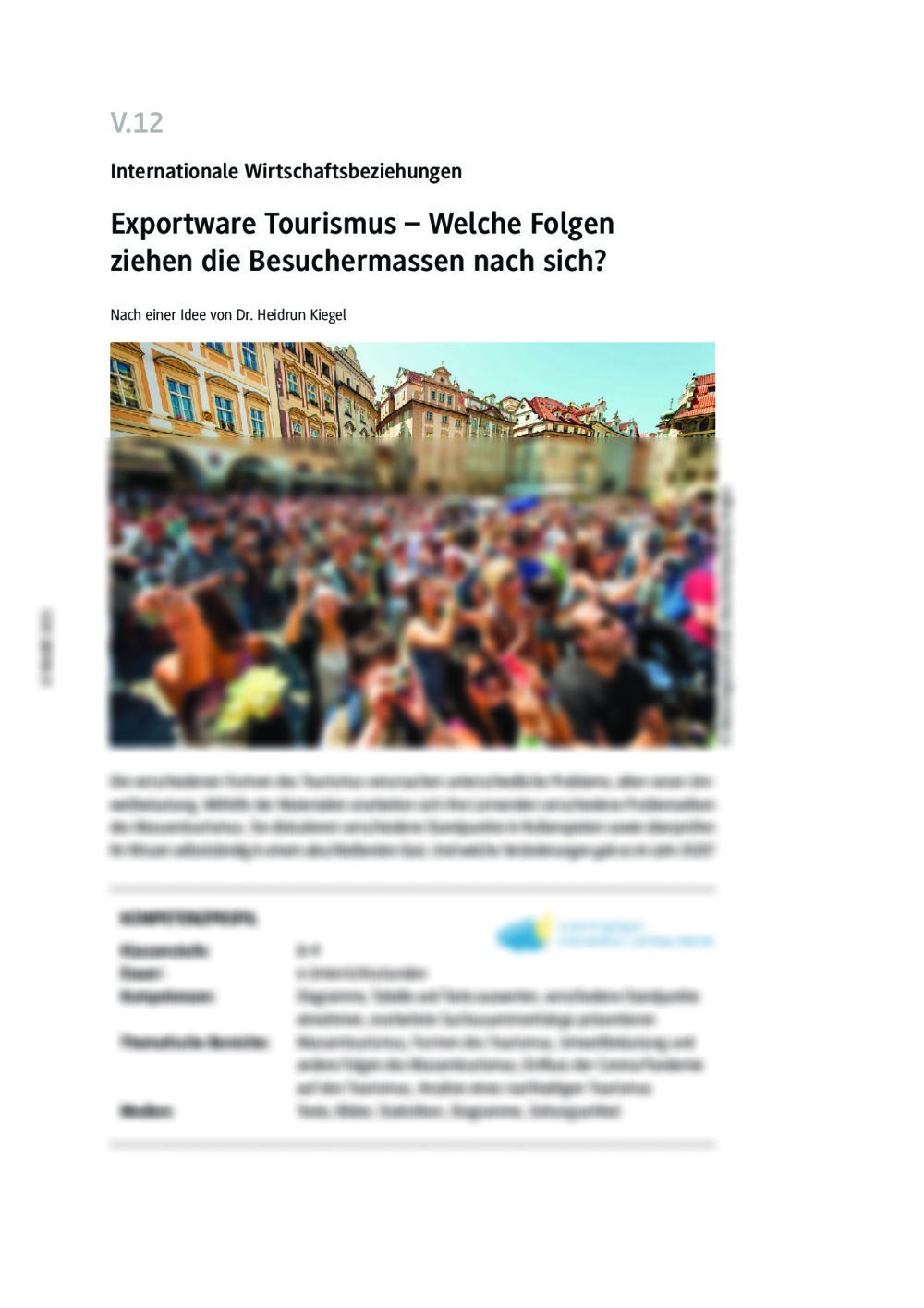 Exportware Tourismus - Seite 1