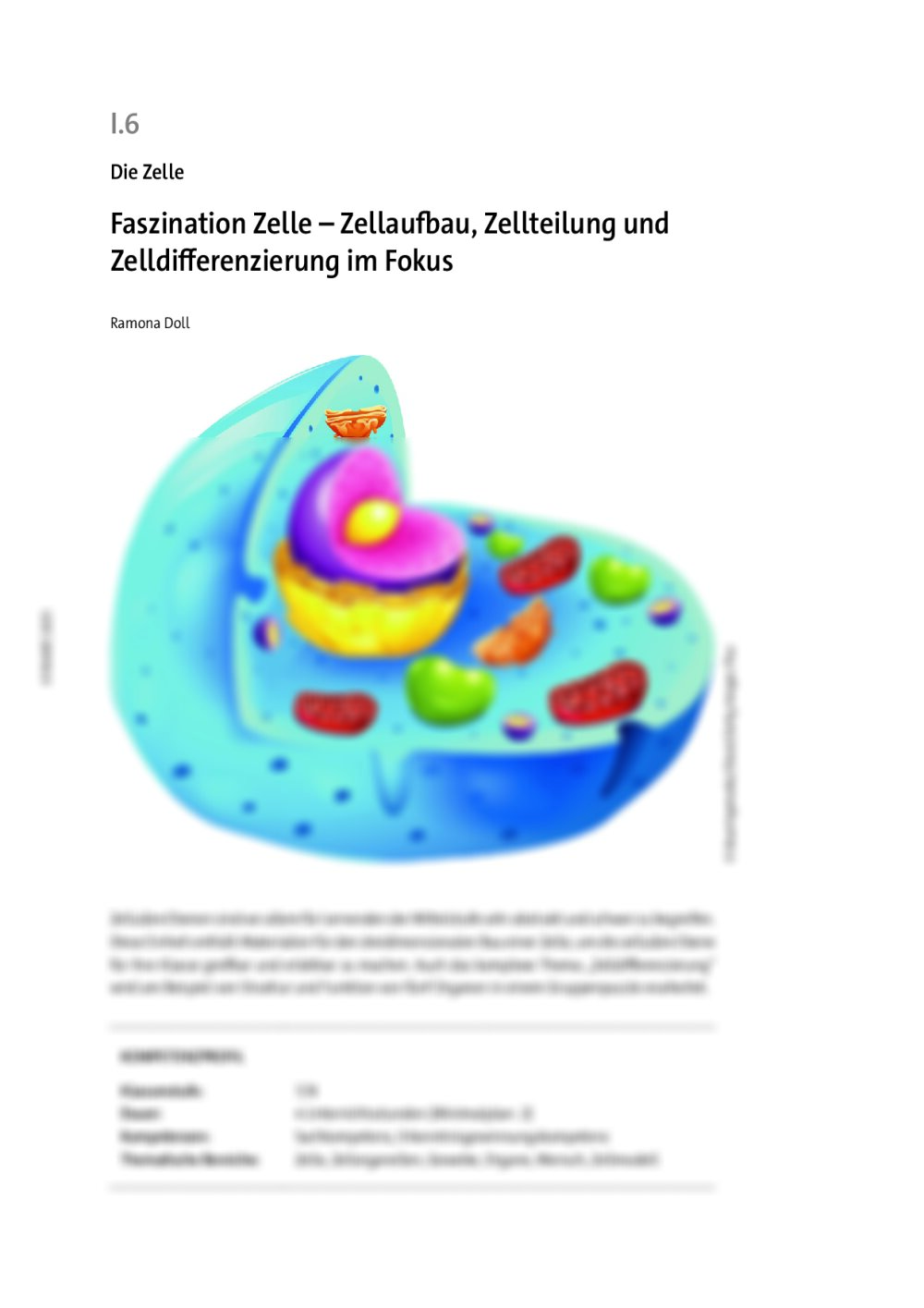 Faszination Zelle - Seite 1