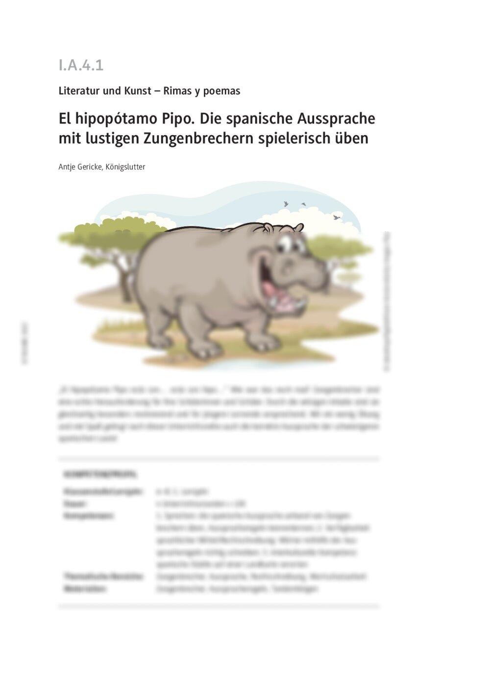 El hipopótamo Pipo - Seite 1