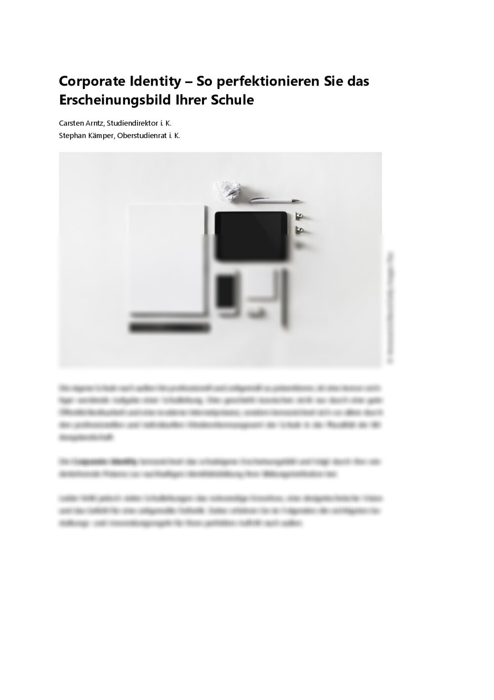 Corporate Identity – So perfektionieren Sie das Erscheinungsbild Ihrer Schule - Seite 1