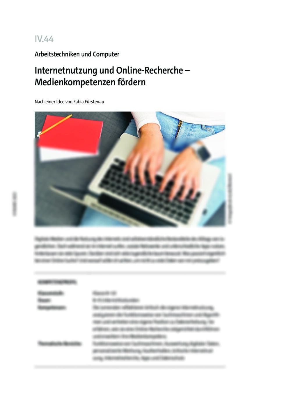 Internetnutzung und Online-Recherche  - Seite 1