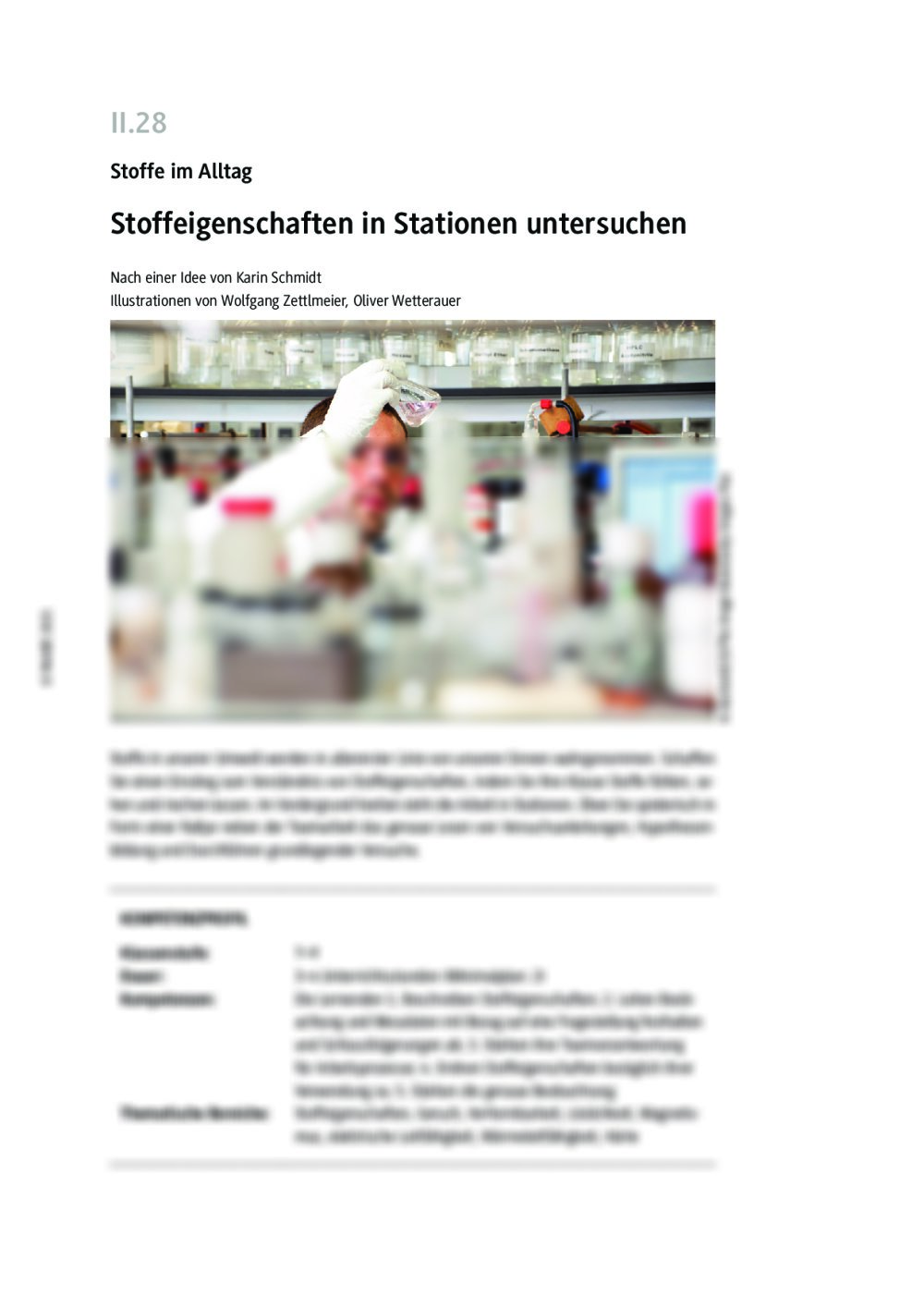 Stoffeigenschaften in Stationen untersuchen - Seite 1