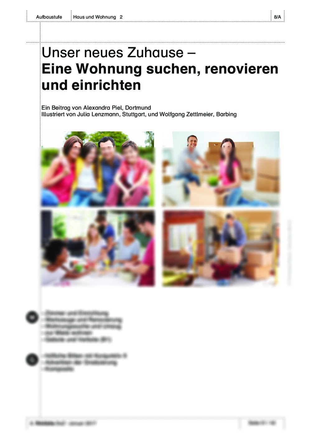 Eine Wohnung suchen, renovieren und einrichten - Seite 1