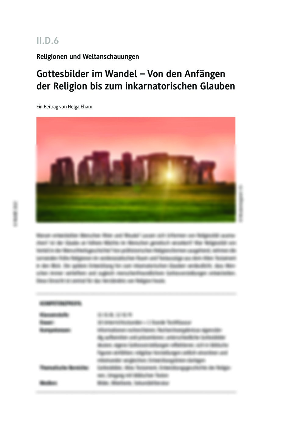 Gottesbilder im Wandel - Seite 1