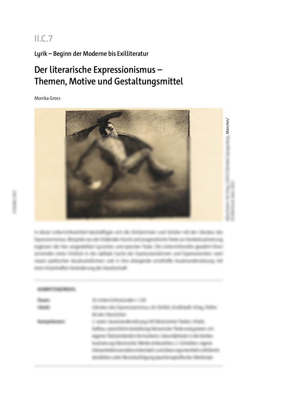 Der literarische Expressionismus - Seite 1