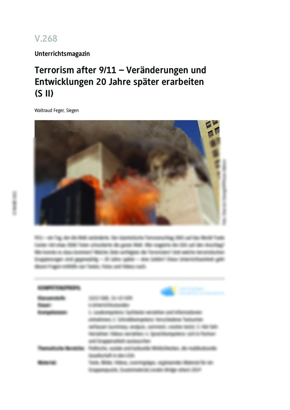 Terrorism after 9/11 - Seite 1