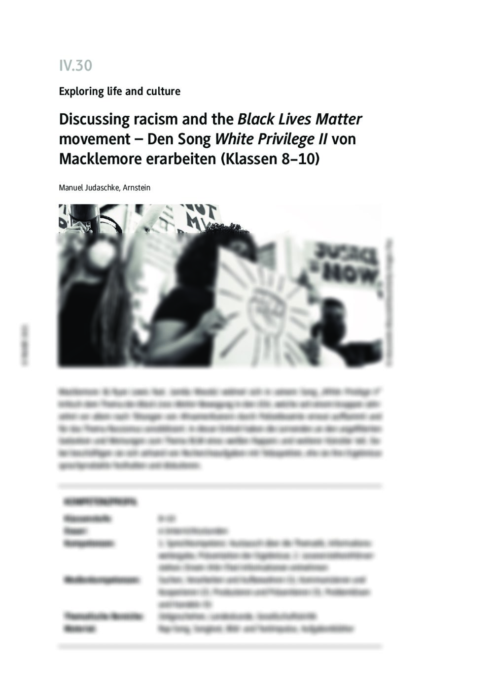 Discussing racism and the "Black Lives Matter" movement - Seite 1
