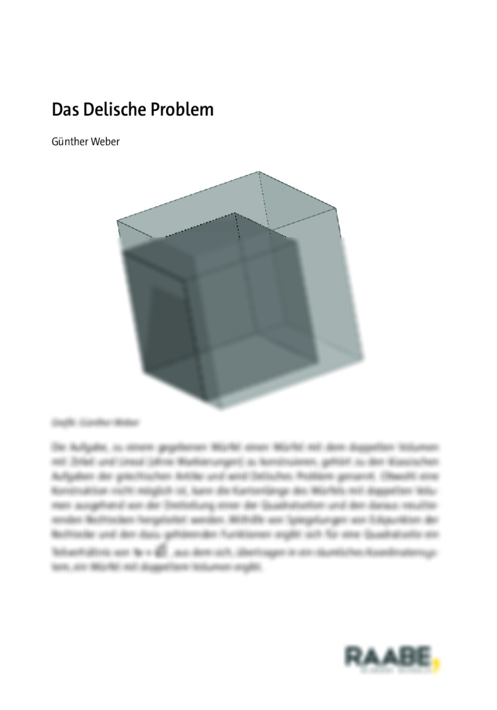 Das Delische Problem - Seite 1