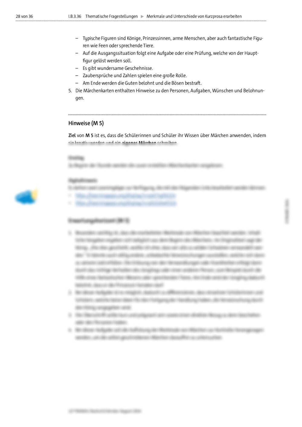Kurzprosa Unter Einbezug Parabolischer Texte Merkmale und Unterschiede von Kurzprosa erarbeiten | RAAbits Online