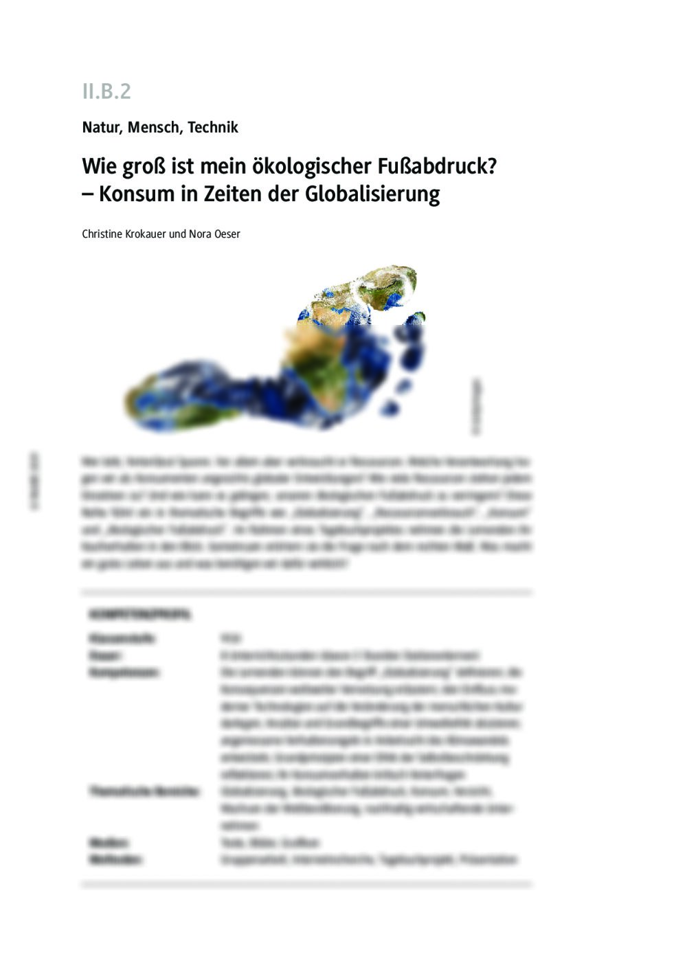 Ökologischer Fußabdruck - Seite 1