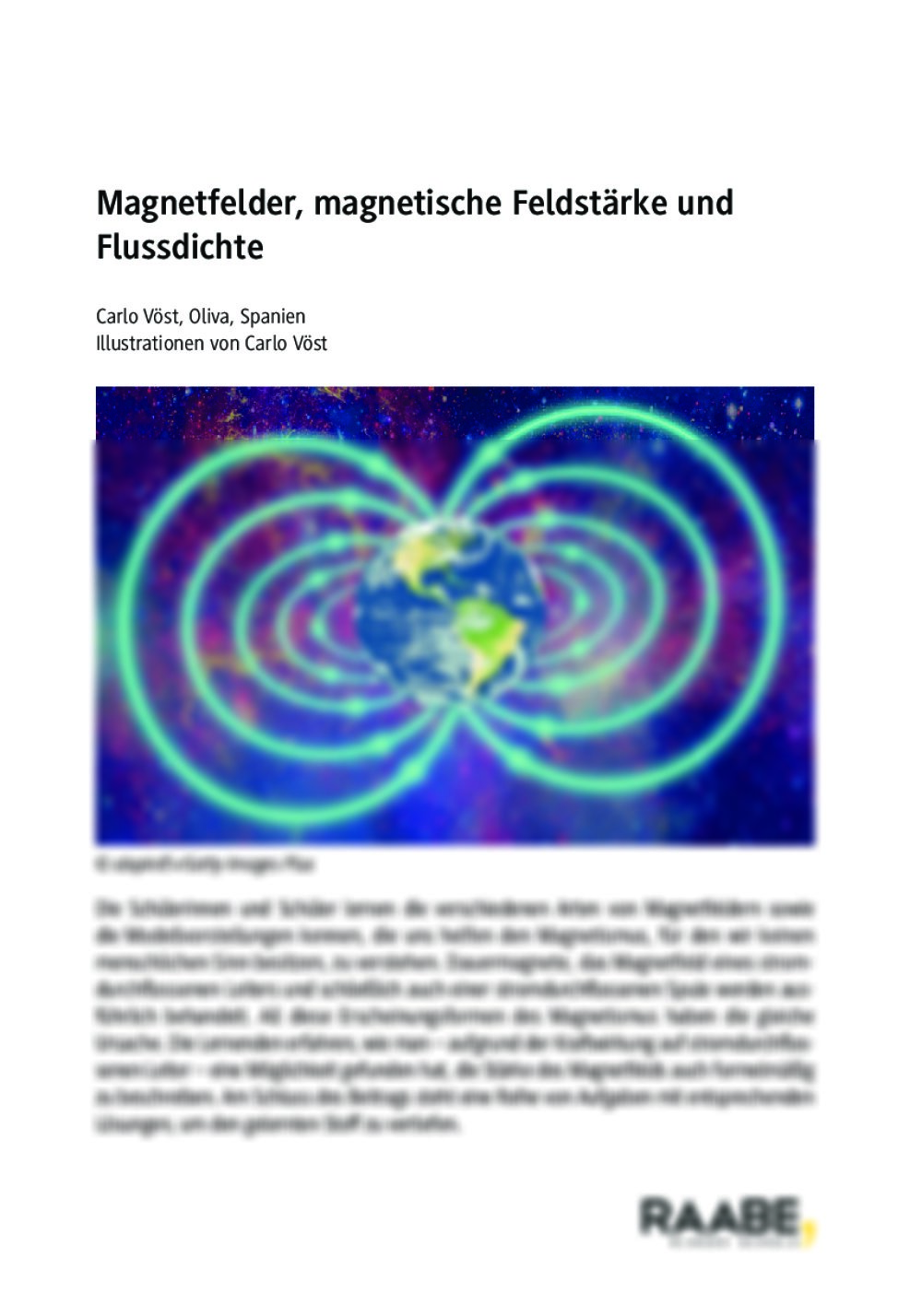 Magnetfelder, magnetische Feldstärke und Flussdichte - Seite 1