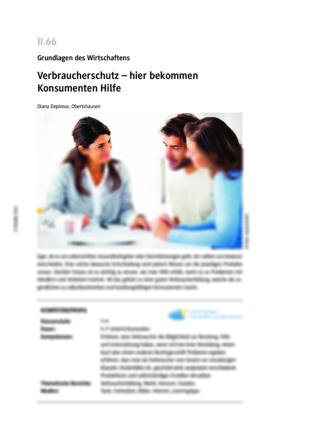 Verbraucherschutz - Seite 1