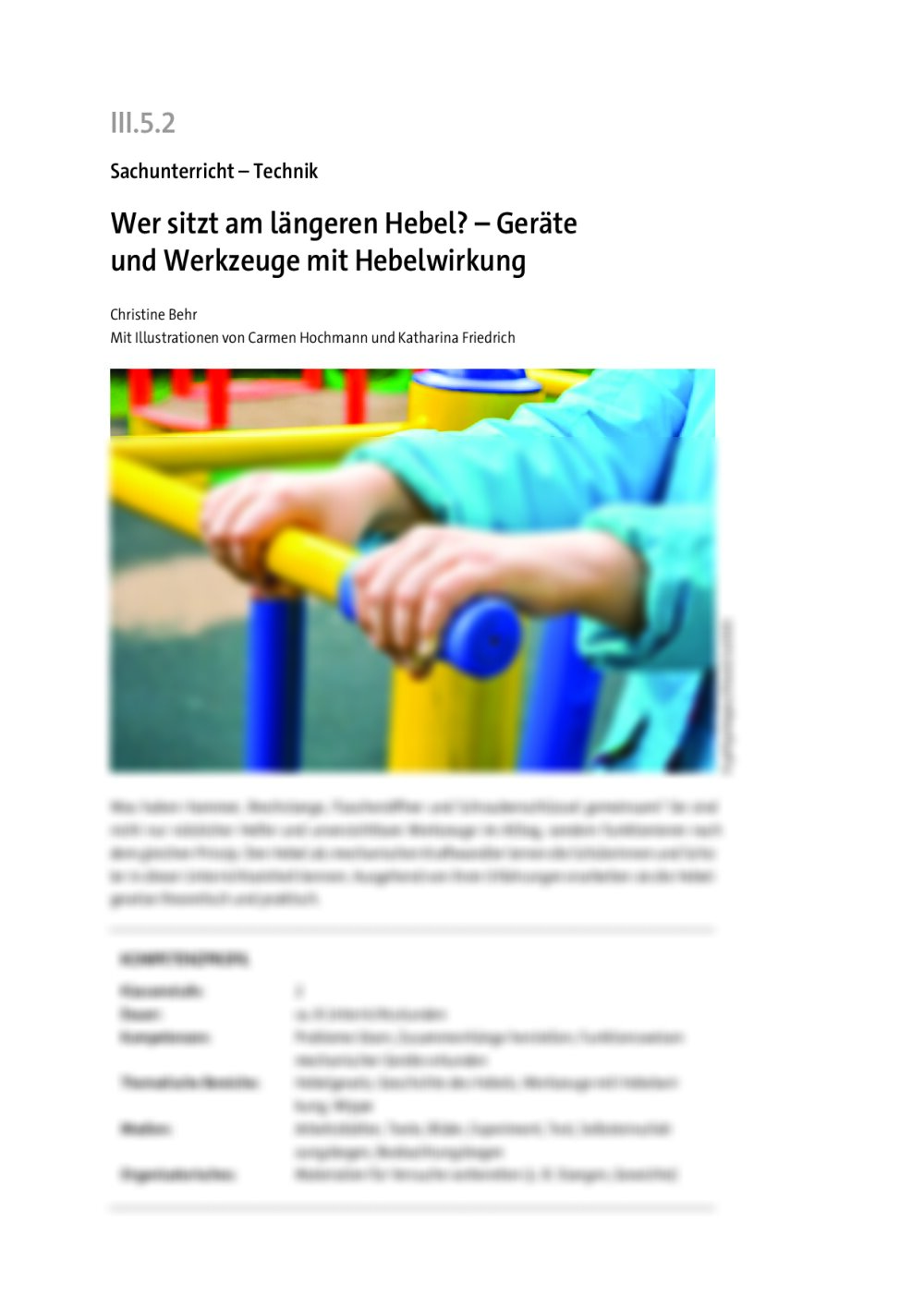Wer sitzt am längeren Hebel? - Seite 1
