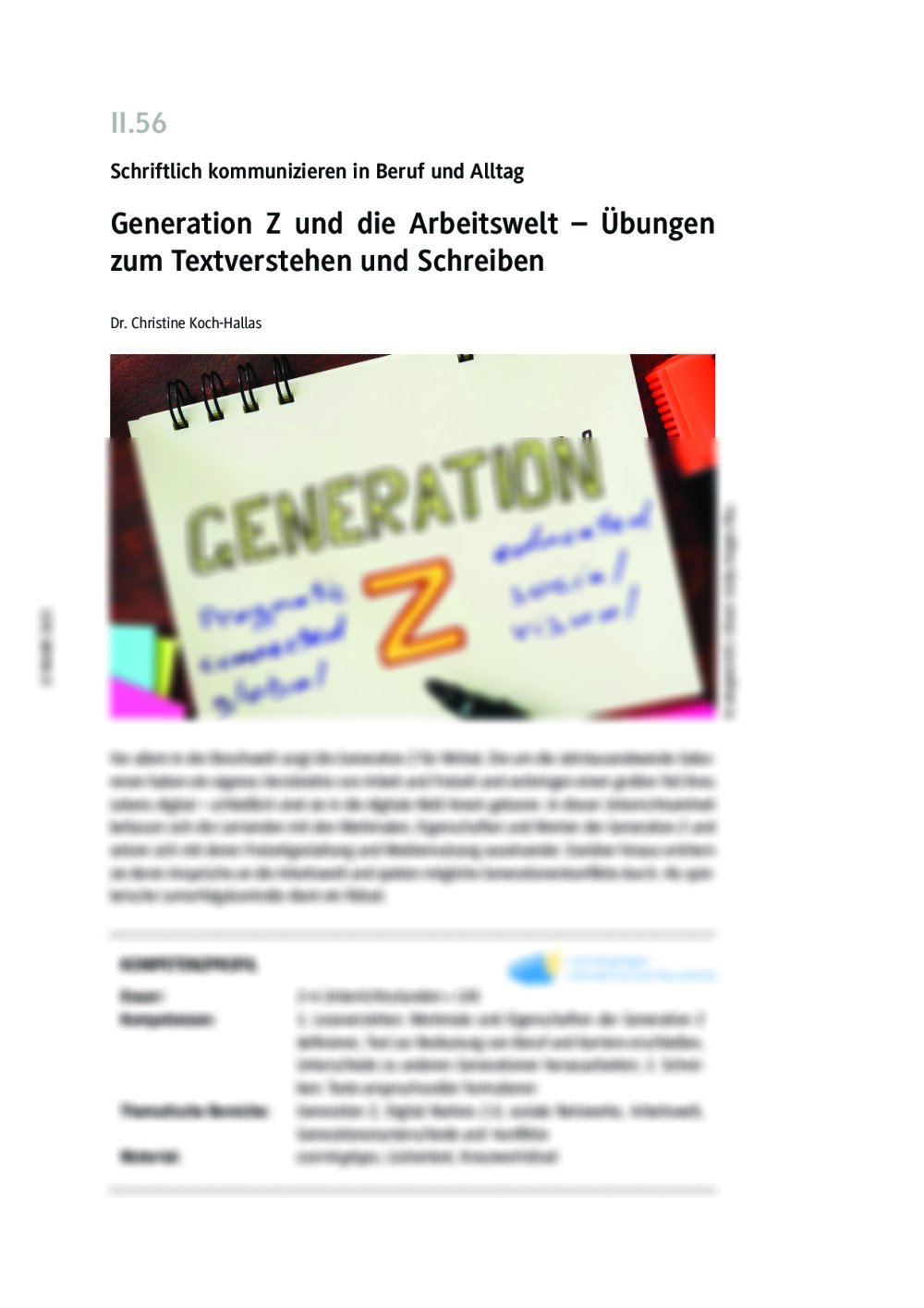 Generation Z und die Arbeitswelt  - Seite 1