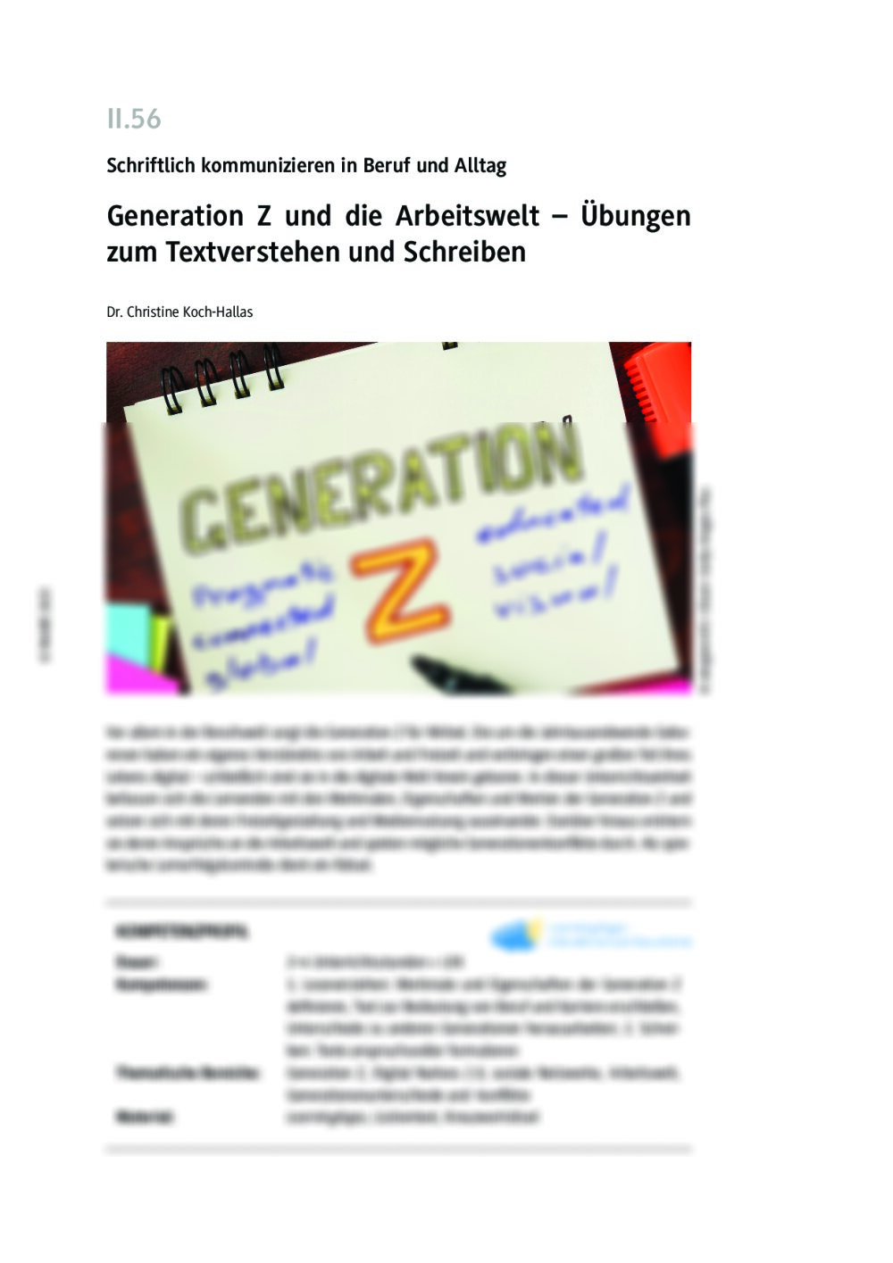 Generation Z und die Arbeitswelt  - Seite 1