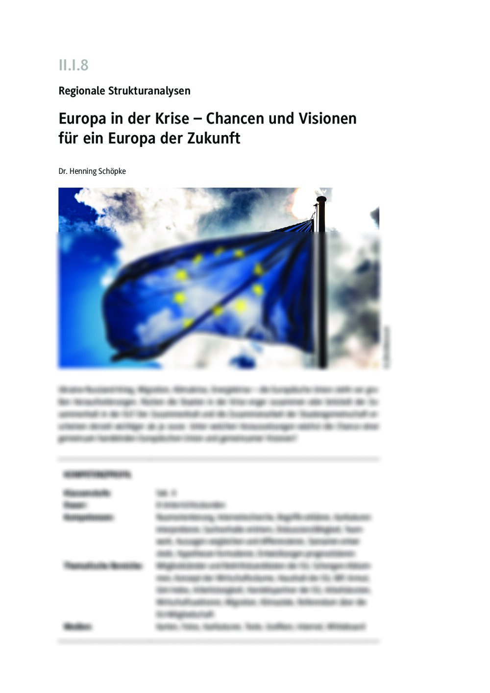 Europa in der Krise  - Seite 1