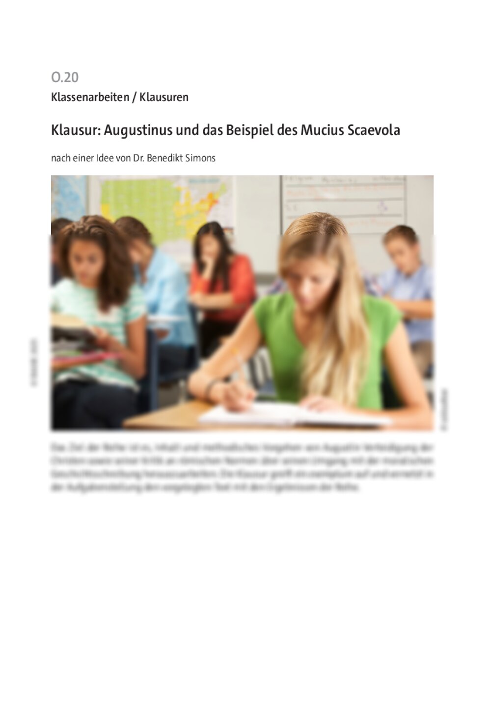 Augustinus und das Beispiel des Mucius Scaevola - Seite 1
