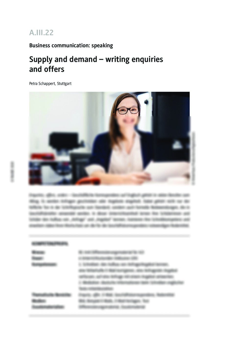 Supply and demand - Seite 1