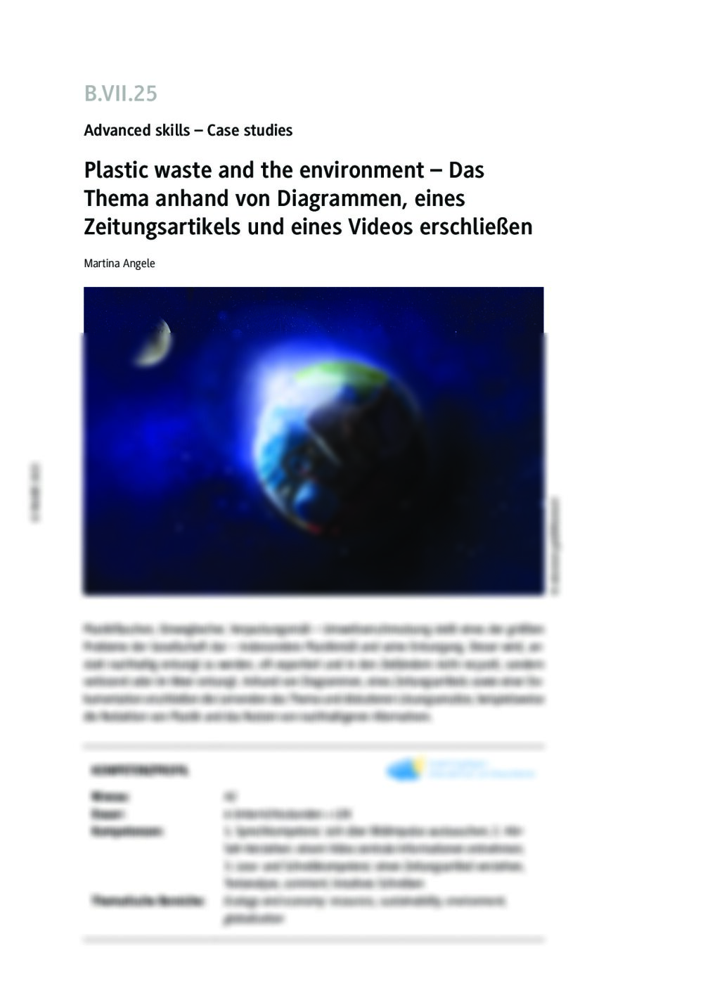 Plastic waste and the environment  - Seite 1