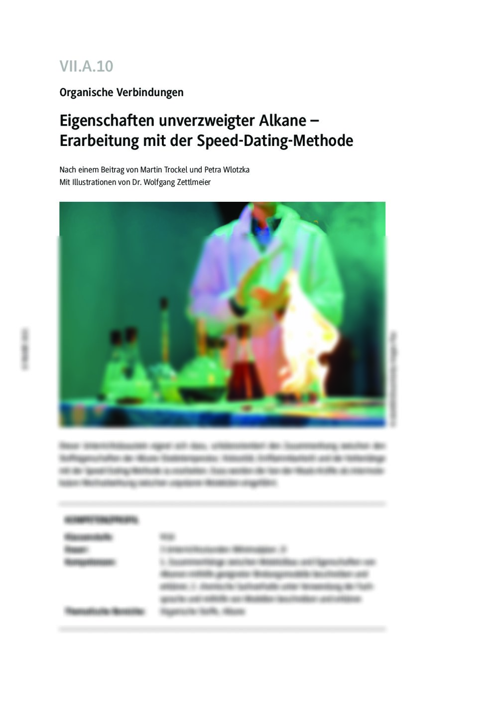 Eigenschaften unverzweigter Alkane - Seite 1