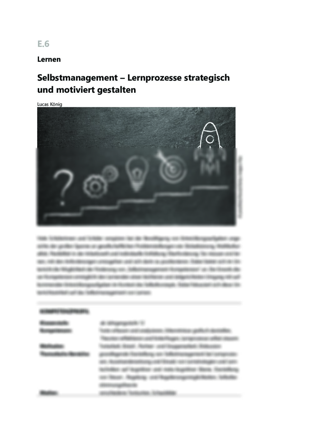 Selbstmanagement - Seite 1