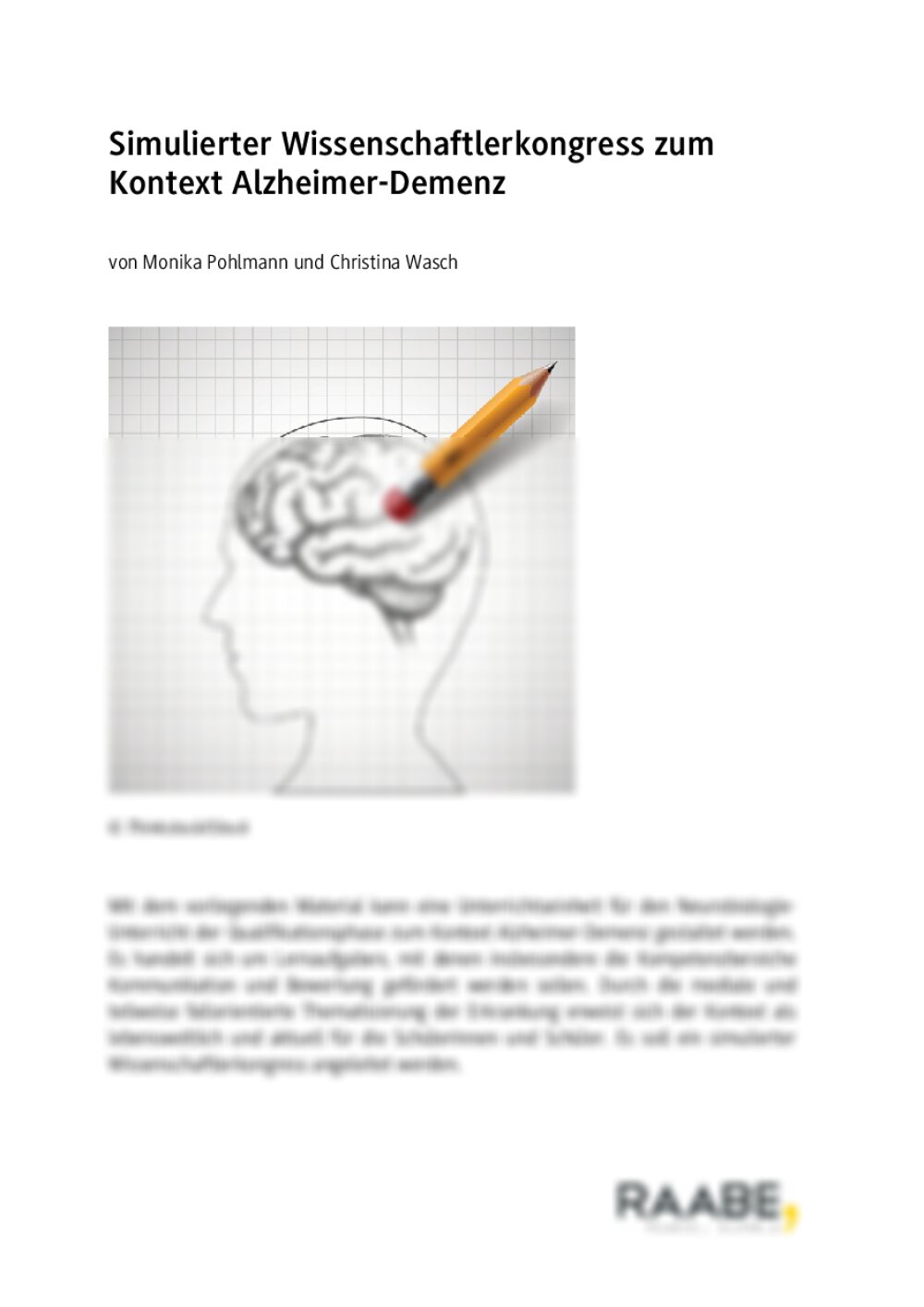 Alzheimer-Demenz - Seite 1